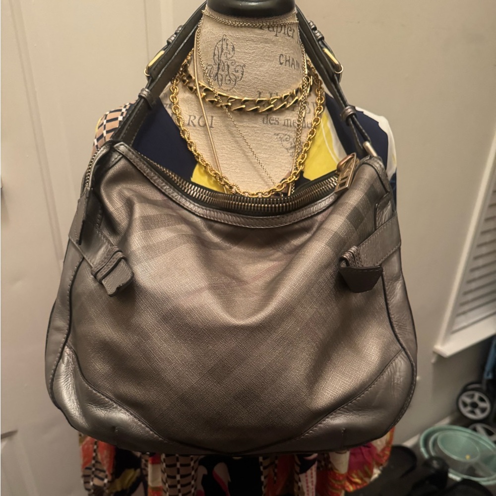 Authentic Burberry hobo bag